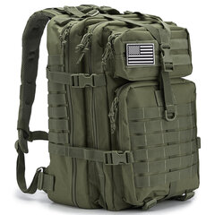 QT&QY 30/50L taktiset sotilasreput miehille armeijan ulkolaukuille 3P Assault Pack EDC Molle Pack retkeilyyn metsästyslaukku50L vihreä hinta ja tiedot | Urheilukassit ja reput | hobbyhall.fi