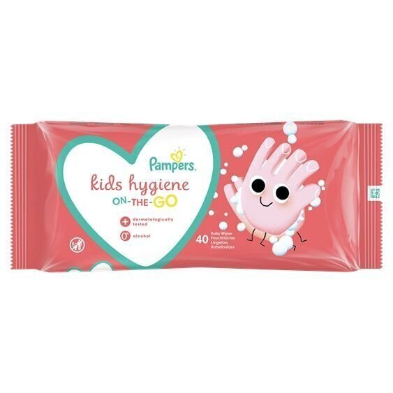 Kosteuspyyhkeet PAMPERS Hygiene, 40 kpl hinta ja tiedot | Vauvojen kosteuspyyhkeet | hobbyhall.fi