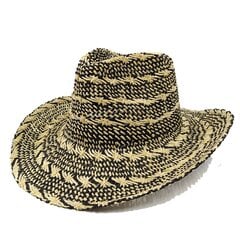 Denim Hat 2023 Painettu Denim Olkihattu Miesten Kesä Ulkoilu Rantahattu Unisex Solid Western Cowboy hattu hinta ja tiedot | Miesten hatut, huivit ja käsineet | hobbyhall.fi