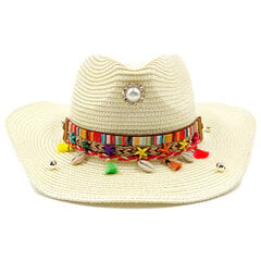 Royal Blue CowboyHat Auringonkukka Asusteet Cowboy Olkihattu Miesten ja Naisten Ulkoilu Rantahattu Unisex Western Cowboy Hat hinta ja tiedot | Miesten hatut, huivit ja käsineet | hobbyhall.fi