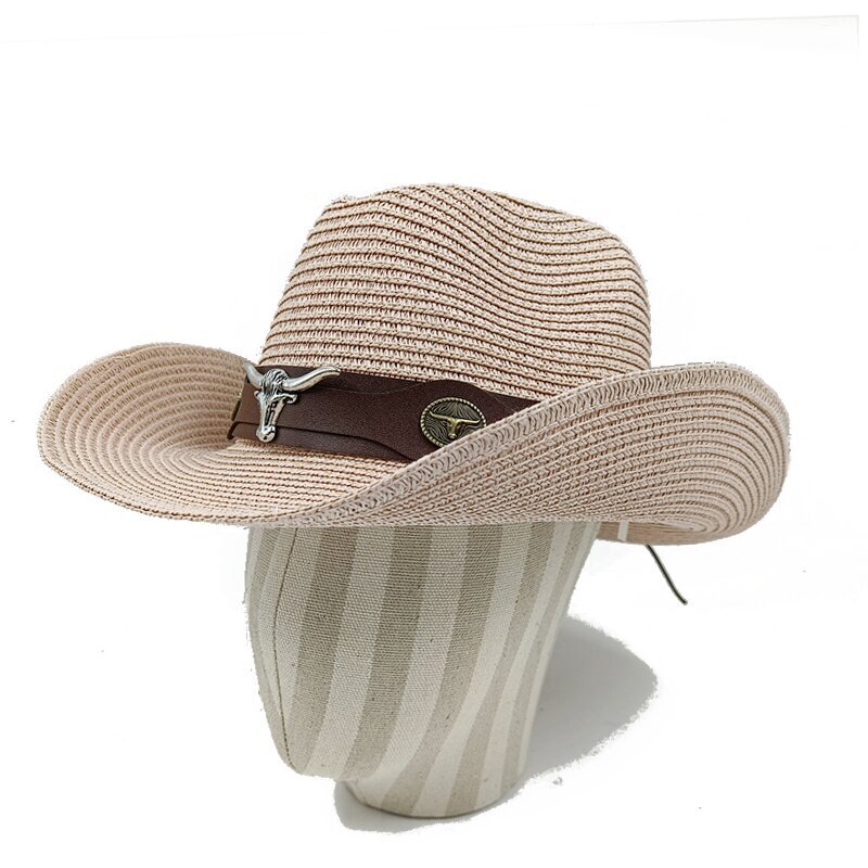 Suuri Cowboy Hattu 2023 Kesä Ohut Olkihattu Miesten Gentleman Naisten Jazz Cowboy Hattu Olkihattu Aurinkohattu Summer Sombrero hinta ja tiedot | Miesten hatut, huivit ja käsineet | hobbyhall.fi