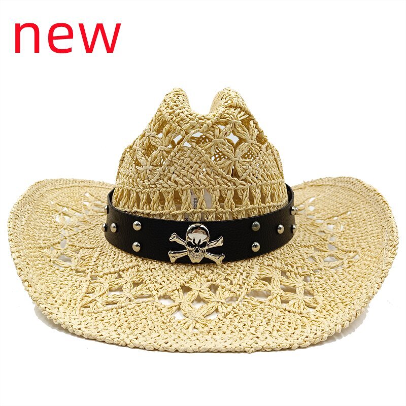 Kesä Cowboy Hat Bohemian Asusteet Denim Olkihattu Miesten ja Naisten Ulkoilu Rantahattu Unisex Länsi Cowboy Hattu hinta ja tiedot | Miesten hatut, huivit ja käsineet | hobbyhall.fi