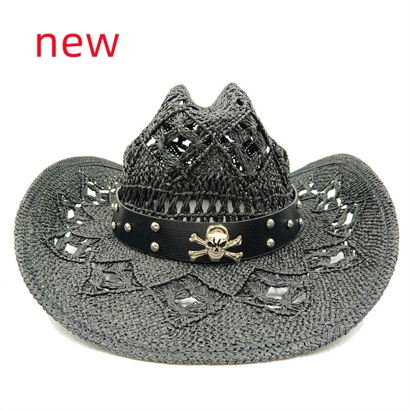 Kesä Cowboy Hat Bohemian Asusteet Denim Olkihattu Miesten ja Naisten Ulkoilu Rantahattu Unisex Länsi Cowboy Hattu hinta ja tiedot | Miesten hatut, huivit ja käsineet | hobbyhall.fi