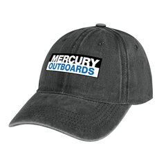 Kopio 80-luvun Classic Kiekhaefer Mercury Marine Perämoottorit Logo Cowboy Hat Vintage Sun Cap Rantalaukku Miesten Lippalakki Naisten hinta ja tiedot | Miesten hatut, huivit ja käsineet | hobbyhall.fi