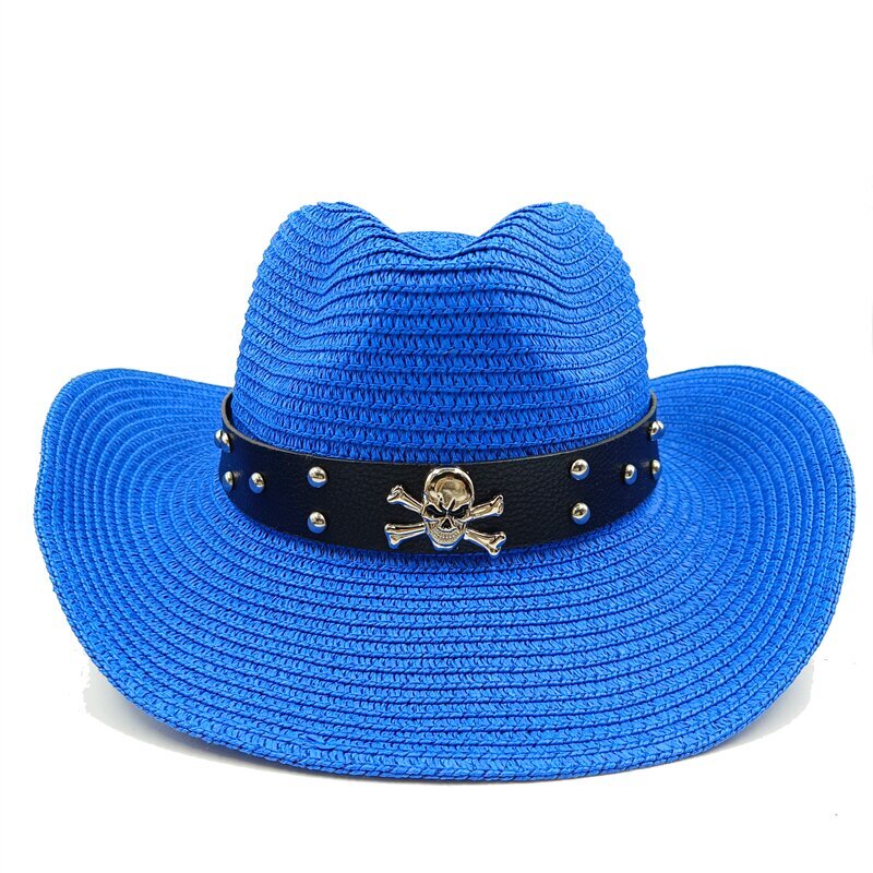 Cowboy Hat Cowhead Asusteet Olkihattu Miesten Kesä Ulkoilu Rantahattu Unisex Solid Western Cowboy Hat hinta ja tiedot | Miesten hatut, huivit ja käsineet | hobbyhall.fi