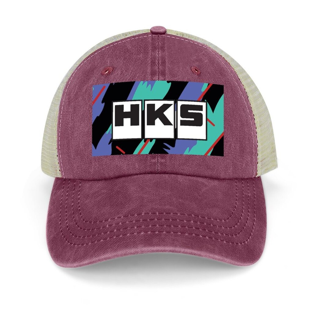 HKS Retro Pattern Cowboy Hat musta Icon Golf Woman Cap Miesten hinta ja tiedot | Miesten hatut, huivit ja käsineet | hobbyhall.fi