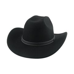 Cowboy Hattu Fedora Hatut naisille Fedoras Hatut Western Cowboy Cowgirl Rento vyömekko Hääkoristelu Hattu Sombreros Sombrero hinta ja tiedot | Miesten hatut, huivit ja käsineet | hobbyhall.fi