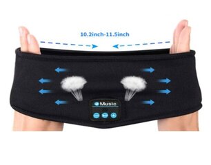 Langattomat kuulokkeet Sleeping Mask Kuulokkeet Urheilu sanka Bluetooth Music, musta hinta ja tiedot | Kuulokkeiden tarvikkeet | hobbyhall.fi