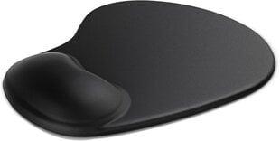 Gel Mouse Pad, Ergonominen rannetuki Geelityyny, musta hinta ja tiedot | Hiiret | hobbyhall.fi