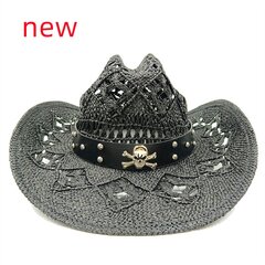 Maalattu Cowboy Olkihattu Vintage Olkihattu Miesten ja Naisten Jazz Suuri Cowboy Hattu Olkihattu Cowboy Hattu hinta ja tiedot | Miesten hatut, huivit ja käsineet | hobbyhall.fi