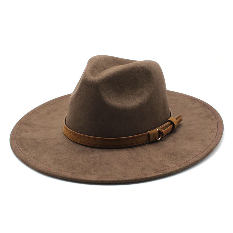 Four Seasons Cowboy-hatut naisille ja miehille litteäreunainen persikkatoppi 57 59 cm Cowgirl lippalakit polyesteri Western Jazz Style NZ0068 hinta ja tiedot | Miesten hatut, huivit ja käsineet | hobbyhall.fi