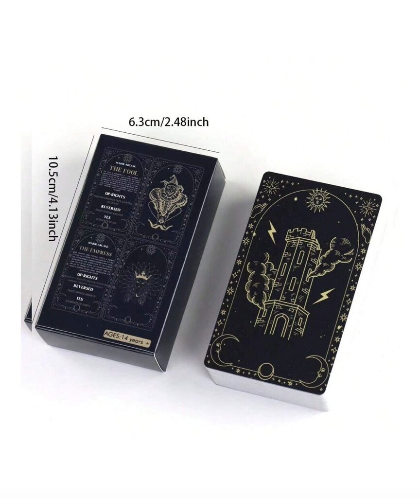 Taro-kortit merkityksineen Tarot Meaning Cards Electronics LV-120523, 1 kpl hinta ja tiedot | Esoteria | hobbyhall.fi