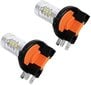 80w H15 LED ajovalo polttimot, valkoiset, 2 kpl hinta ja tiedot | Ajovalot | hobbyhall.fi