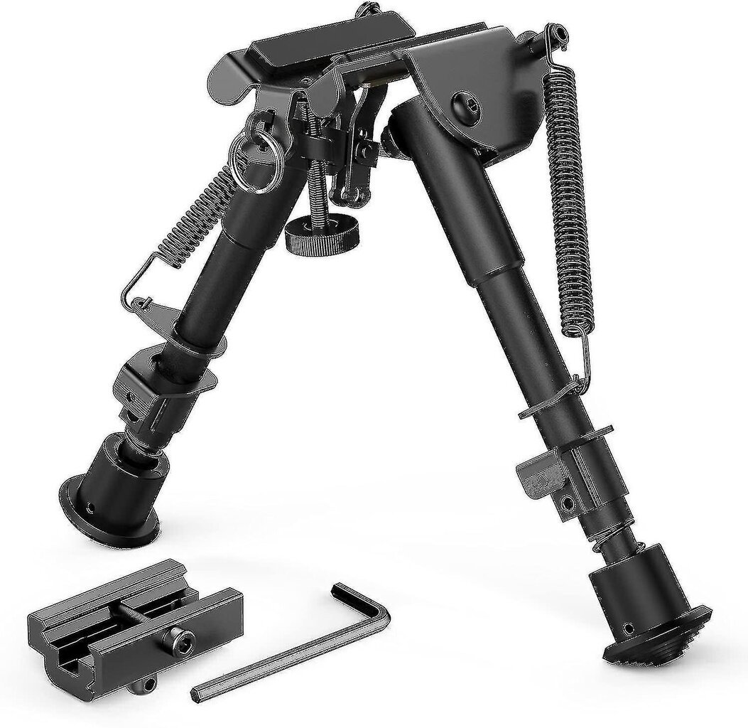 Aleko 2in1 -bipod 6-9" säädettävällä korkeudella, kiskon kiinnityssovitin hinta ja tiedot | Muut huonekalutarvikkeet | hobbyhall.fi