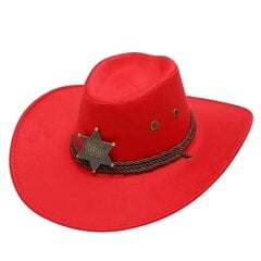 Suunnittelija merkki Cowboy Hat Retro Hat Miesten ja Naisten Ratsastus Matkailu Kalastus Varjostava Aurinkovoide Tuuliköyden lippisillä miehille hinta ja tiedot | Miesten hatut, huivit ja käsineet | hobbyhall.fi