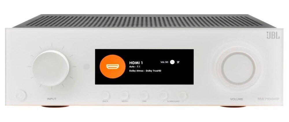 JBL MA7100HP 7.2 125 W 8K Wi-Fi Bluetooth Dolby Atmos kotiteatteri AMPLITUNERI hinta ja tiedot | Kotiteatterit | hobbyhall.fi