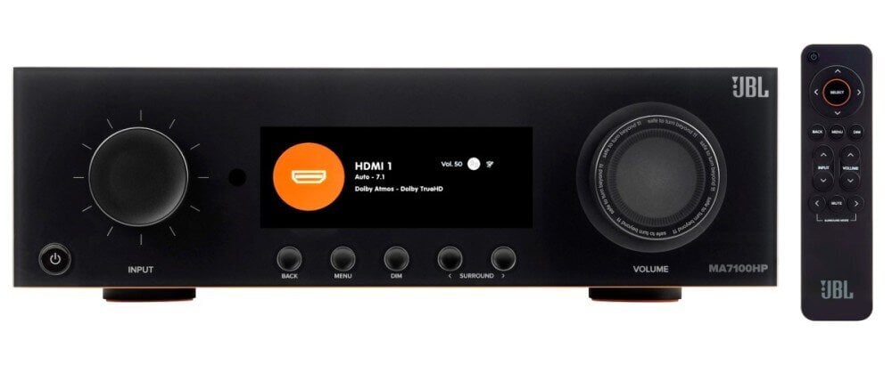 JBL MA7100HP 7.2 125 W 8K Wi-Fi Bluetooth Dolby Atmos kotiteatteri AMPLITUNERI hinta ja tiedot | Kotiteatterit | hobbyhall.fi