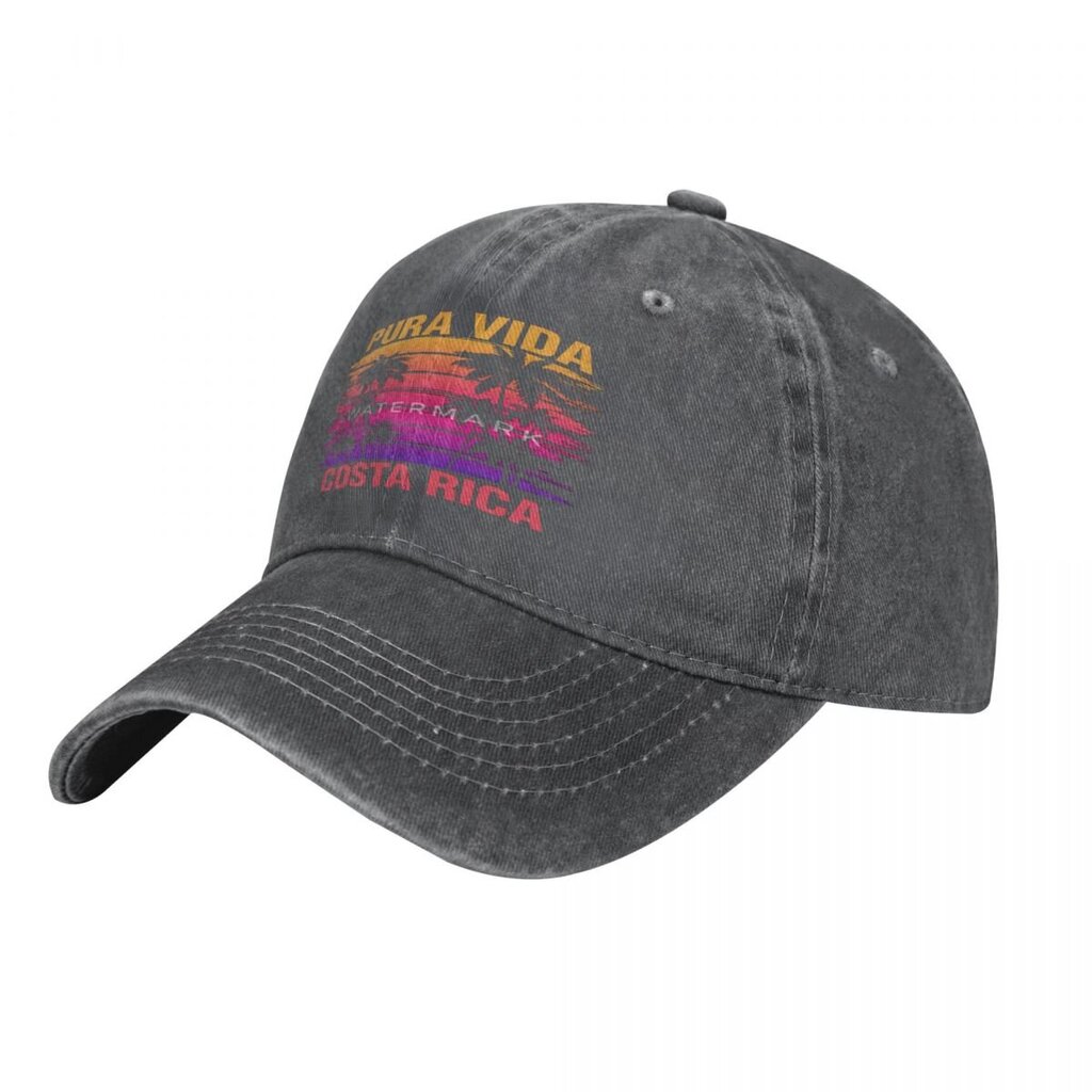 Pura Vida ja Costa Rica Casquette Cotton Cap Trendikäs hattu Wicking Säädettävä Lippalakki Mukava lahja hinta ja tiedot | Miesten hatut, huivit ja käsineet | hobbyhall.fi