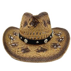 järvensininen Cowboy-hattu muoti ontto kesämatkailu rantahattu miehille ja naisille yksivärinen western Cowboy-hattu chapeau homme hinta ja tiedot | Miesten hatut, huivit ja käsineet | hobbyhall.fi