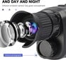 Pimeänäkölasit, R7 Digital Night Vision Device 1080P Full HD Outdoor Infrapunamonokulaari lintujen tarkkailuun, metsästykseen, retkeilyyn, matkustamiseen hinta ja tiedot | Kiikarit | hobbyhall.fi