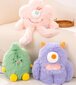 Furry Little Monster Doll Pehmolelu lahja - Monster White 50cm hinta ja tiedot | Pehmolelut | hobbyhall.fi