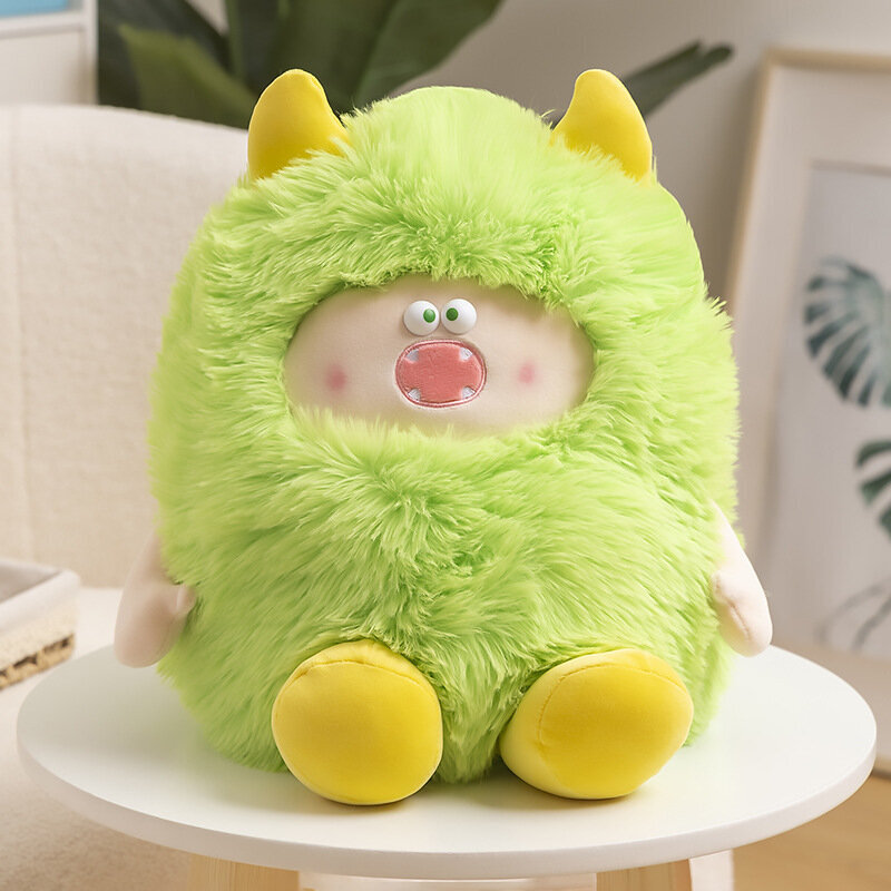 Furry Little Monster Doll Pehmolelu lahja - Monster Green Guy 50cm hinta ja tiedot | Pehmolelut | hobbyhall.fi