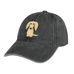 Pitkäkarvainen kermanvärinen mäyräkoira Sarjakuva Wiener Dog Cowboy Hattu Hatut Baseball Cap Rugby Rave Jouluhattu Miesten Golfasut Naisten hinta ja tiedot | Miesten hatut, huivit ja käsineet | hobbyhall.fi