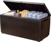 Säilytyslaatikko Springwood Storage Box 305 l, ruskea hinta ja tiedot | Säilytyslaatikot ja -korit | hobbyhall.fi