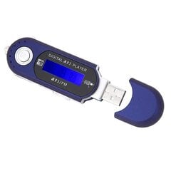 Mp3-soitin kuulokkeella 8gb, kannettava musiikki MP3-usb-soitin LCD-näytöllä Fm-radio kävelyyn juoksemiseen (sininen) hinta ja tiedot | Kuulokkeet | hobbyhall.fi