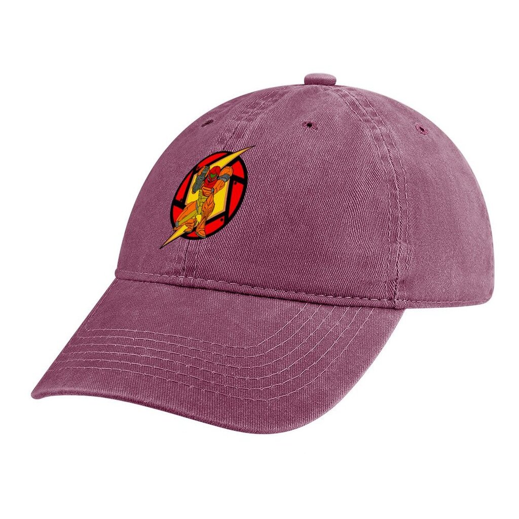 Metroid Samus Cowboy Hat Miesten Trucker Cap Hat Rantahattu Naisten Miesten hinta ja tiedot | Miesten hatut, huivit ja käsineet | hobbyhall.fi