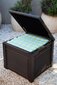 Säilytyslaatikko Cube Rattan Storage Box, 208 l, harmaa. hinta ja tiedot | Säilytyslaatikot ja -korit | hobbyhall.fi