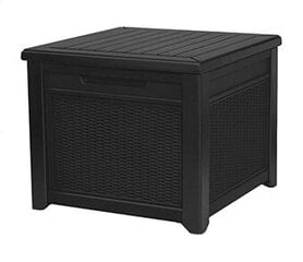 Säilytyslaatikko Cube Rattan Storage Box, 208 l, harmaa. hinta ja tiedot | Säilytyslaatikot ja -korit | hobbyhall.fi