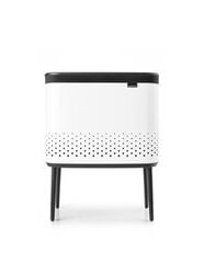 Brabantia Bo pyykkikori 60 l, valkoinen hinta ja tiedot | Säilytyslaatikot ja -korit | hobbyhall.fi