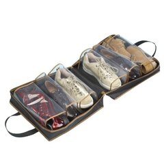 Matka-kenkälaukku (3 paria), 37,5 x 24,5 x 16,5 cm hinta ja tiedot | Säilytyslaatikot ja -korit | hobbyhall.fi