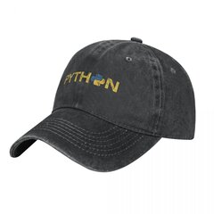 Python Linux Code Baseball Caps Hatut Ohjelmoija Retro Style Klassinen Cowboy Hattu Miehelle Hip Hop Lippalakit Aurinkosuojahatut hinta ja tiedot | Miesten hatut, huivit ja käsineet | hobbyhall.fi