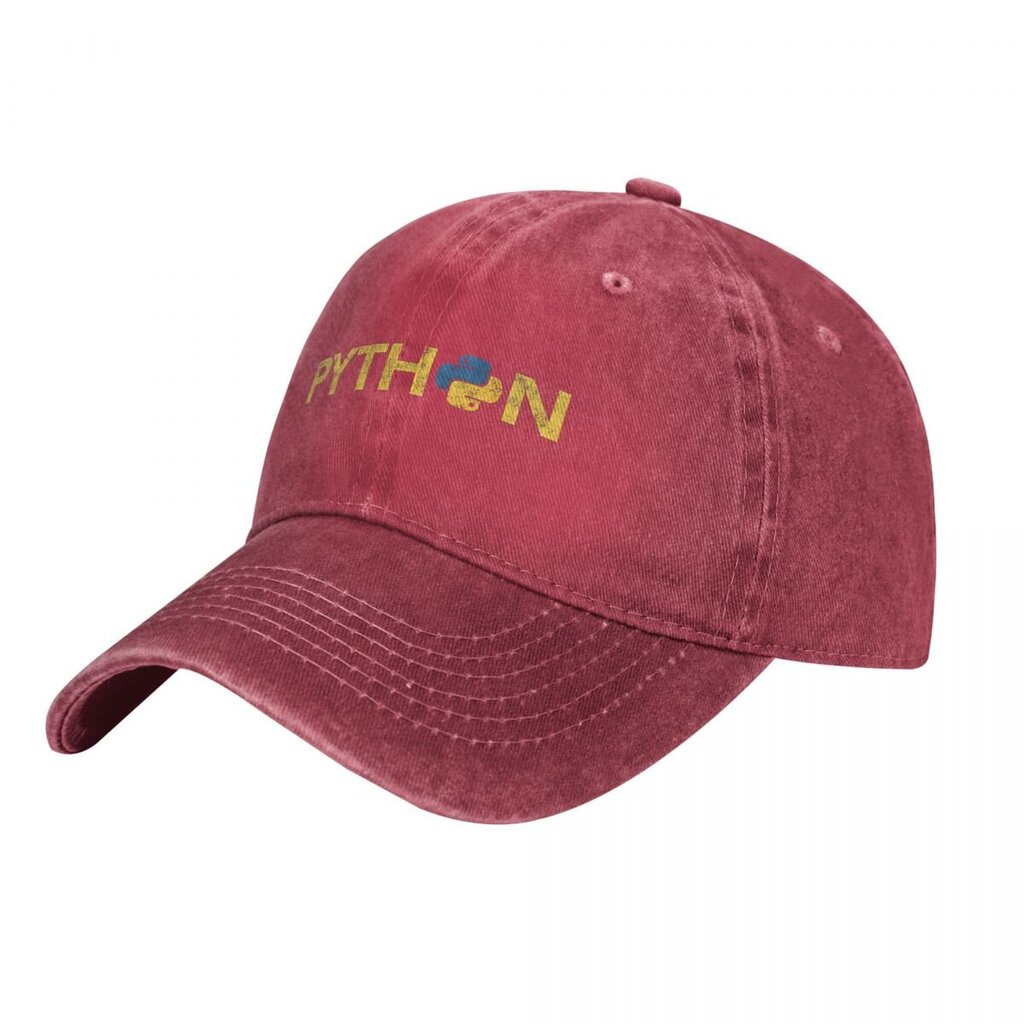 Python Linux Code Baseball Caps Hatut Ohjelmoija Retro Style Klassinen Cowboy Hattu Miehelle Hip Hop Lippalakit Aurinkosuojahatut hinta ja tiedot | Miesten hatut, huivit ja käsineet | hobbyhall.fi