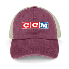 CCM Retro Ice Hockey Logo 2 Cowboy Hat Snapback Cap In Hat Caps Military Tactical Cap Miesten Lakki Luksusmerkki Naisten hinta ja tiedot | Miesten hatut, huivit ja käsineet | hobbyhall.fi