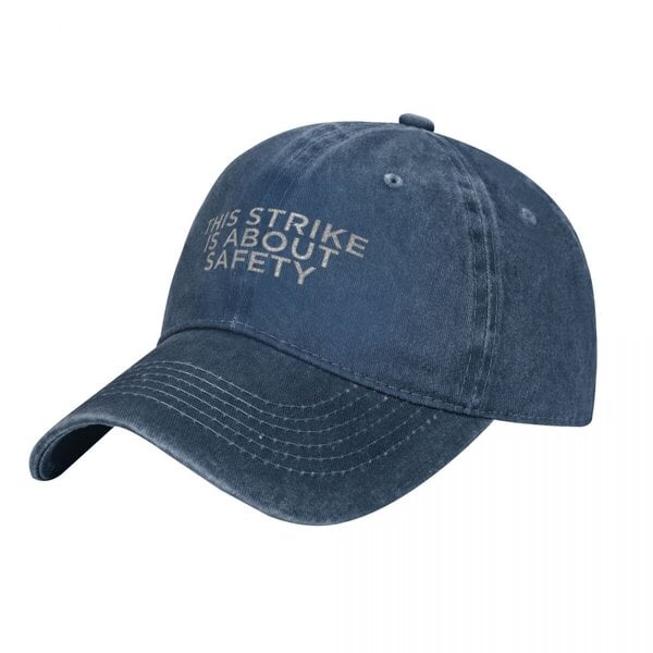 British Union Defend Rail Pelasta rautatiemme Tuki rautatietyöntekijät lakkoivat siistiä isähattu Cowboy-hatut huipulla lippikset Snapback-lippikset