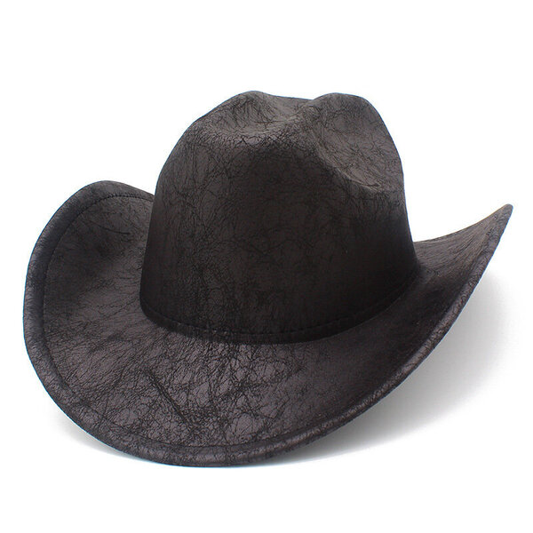 2023 Cowboy-hattu Unisex Solid Jazz-hattu karjalla Investointikoristelu Länsi-cowboy-hattu sombrero hombre