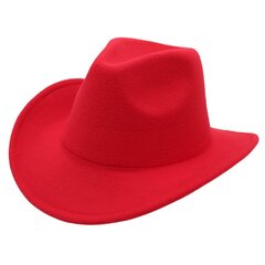 Länsimainen Yksinkertainen yksivärinen Cowboy-hattu Heinämaa Solid Cowgirl Country Hat Klassinen Jazz Naiset Huopahatut kuoppaiset Ritarihatut miehille hinta ja tiedot | Miesten hatut, huivit ja käsineet | hobbyhall.fi