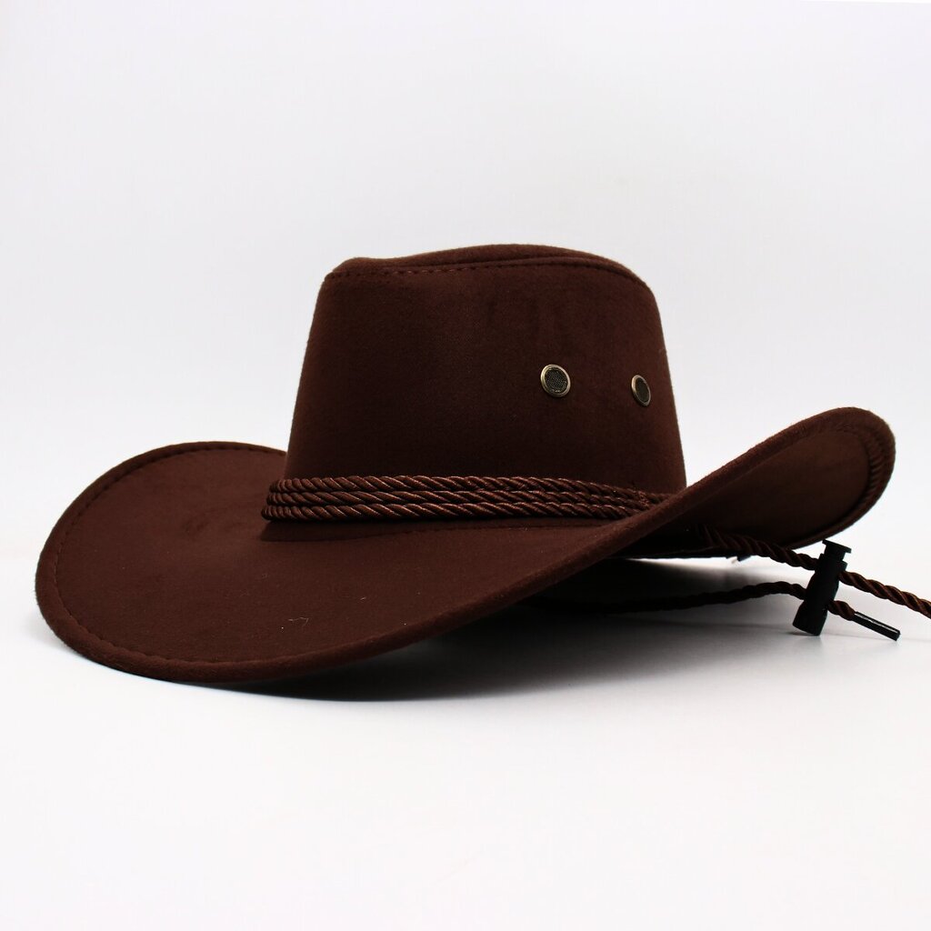 Western Cowboy Black Hat Bull Decorilla Klassiset leveälieriset jazz-villahatut naisille Huopahatut lehmänpäällä ritarihattu hinta ja tiedot | Miesten hatut, huivit ja käsineet | hobbyhall.fi