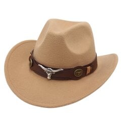 Klassiset Western Cowboy Mustat Hatut miehille Bull Sisustus Jazz Naiset Country Hattu Etninen Tyyli Retro Ritari Huopahatut Matka Fedoras hinta ja tiedot | Miesten hatut, huivit ja käsineet | hobbyhall.fi