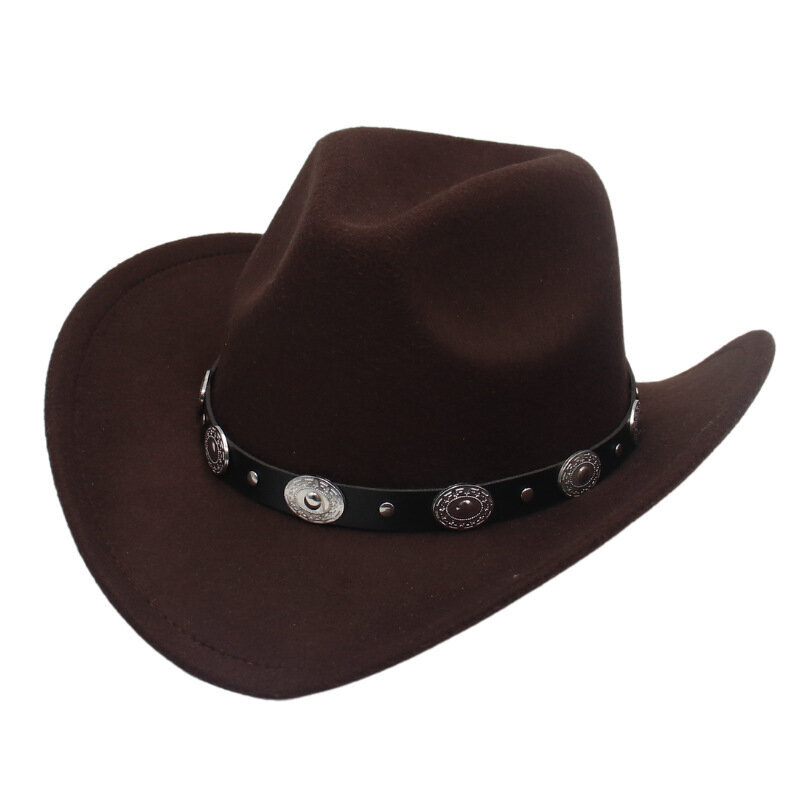 Emerald Decor Länsi Cowboy Naisten Hattu Jazz Miesten Country Hattu Etninen Tyyli Retro Ritari Huopahattu Tekovilla Matka Cowgirl Fedora hinta ja tiedot | Miesten hatut, huivit ja käsineet | hobbyhall.fi