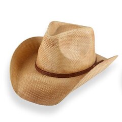 Muoti Cowboy Hattu Vintage Olkihattu 2023 Miesten ja Naisten Jazz Suuri paksumpi Cowboy Hattu Olkihattu aurinkohattu kesähattu hinta ja tiedot | Miesten hatut, huivit ja käsineet | hobbyhall.fi