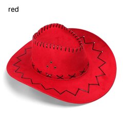 Naiset Miehet Cowboy-hattu Länsi-mokka Cowgirl-hatut Muoti West Fancy Mekko Juhlapäähineet Unisex Cap hinta ja tiedot | Miesten hatut, huivit ja käsineet | hobbyhall.fi