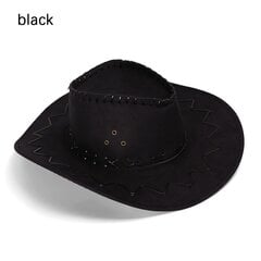 Muoti länsimainen Cowboy-hattu miehille, naisille, lapsille. hinta ja tiedot | Miesten hatut, huivit ja käsineet | hobbyhall.fi