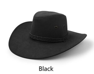 Cowboy-hattu keinonahkainen miesten ja naisten matkalippikset Muoti länsihatut Chapeu Cowboy aurinkohattu hinta ja tiedot | Miesten hatut, huivit ja käsineet | hobbyhall.fi