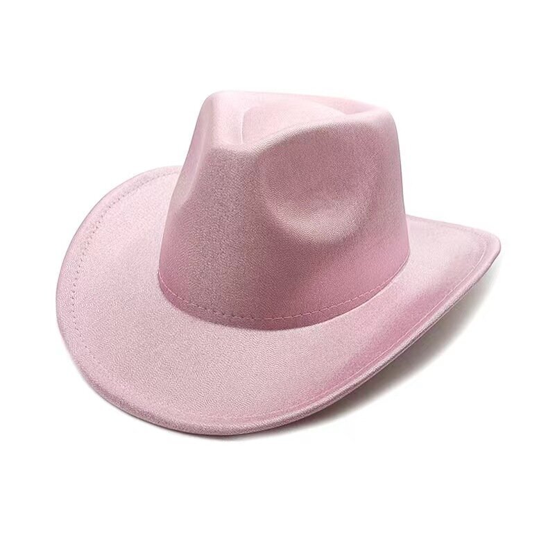 Raidallinen kiiltävä Cowboy-hattu Länsi-miesten ja naisten Cowboy-muotijuhlalavajuhla Cowboy-hattu ulkona ritarihattu hinta ja tiedot | Miesten hatut, huivit ja käsineet | hobbyhall.fi