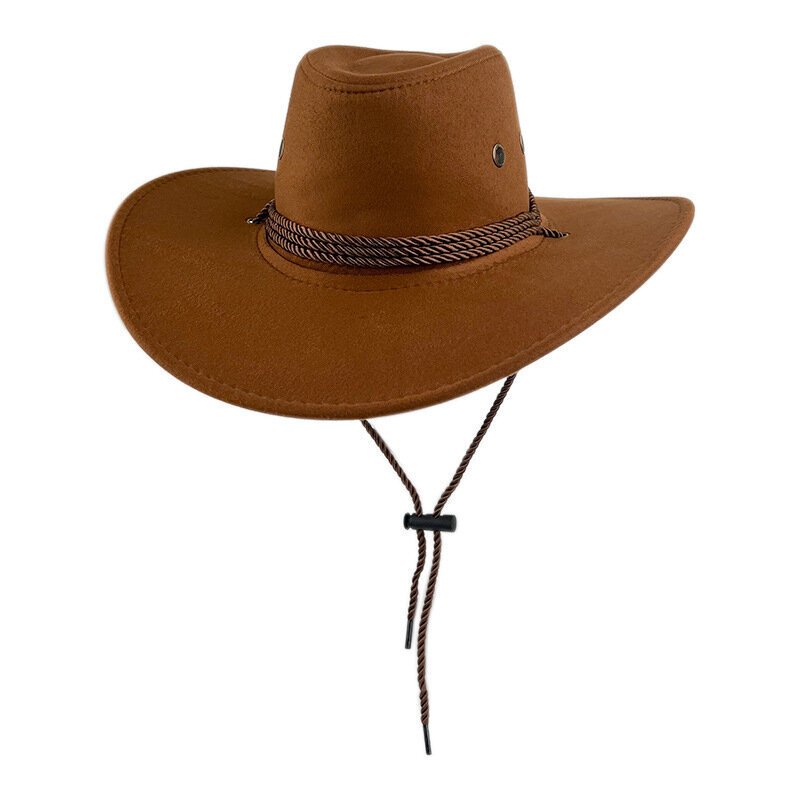 Four Seasons Cowboy Hatut Länsi Cowgirl Lippalakit Unisex Akryyli 58 60 cm Yksivärinen Kaareva Lieri Ulkoilu Ratsastus Matka 2023 In hinta ja tiedot | Miesten hatut, huivit ja käsineet | hobbyhall.fi