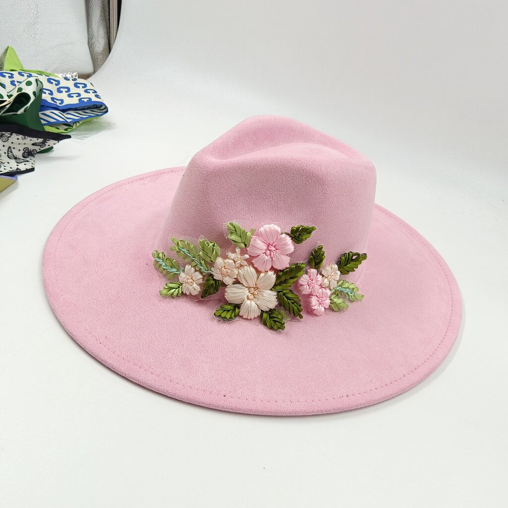 häät Fedora leveälierinen mokka Fedora cowboy hattu western hatut naisille elokuva hattu miesten cowboy hattu DIY HUOPA FEDORA juhlahattu hinta ja tiedot | Miesten hatut, huivit ja käsineet | hobbyhall.fi